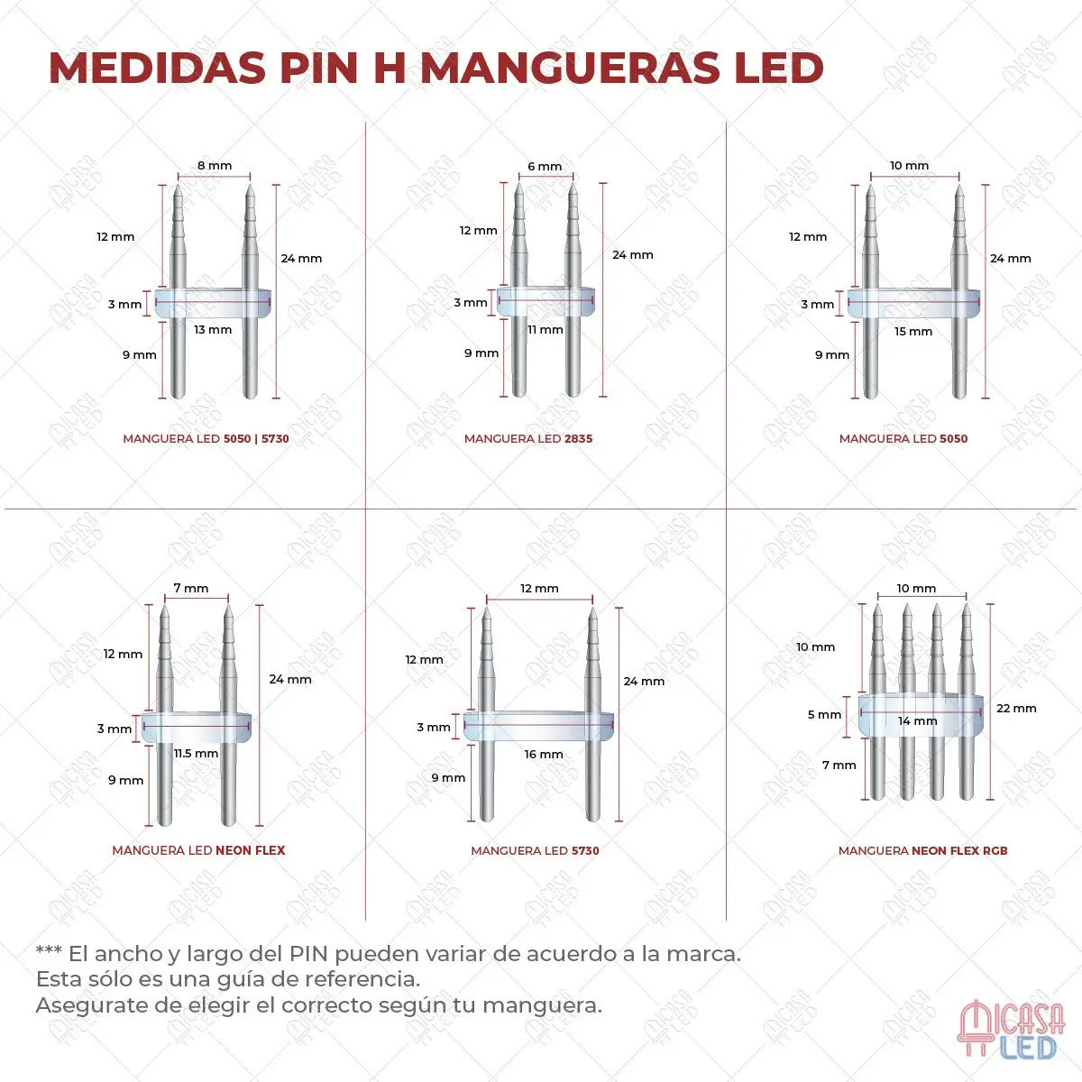 Conector Para Manguera Led 5050 10 Piezas
