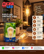 Foco LED vintage HEE ST64 de 4 W luz cálida 2700 K con base E27