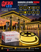 Manguera LED neón S.L. Lighting de 50 m color amarillo para exterior