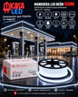Manguera LED neón S.L. Lighting de 50 m color blanco para exterior