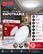 Panel LED Slim redondo empotrable S.L. Lighting de 12 W luz blanca 6500 K
