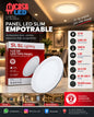 Panel LED Slim Redondo Empotrable 12 W SL