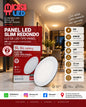 Panel LED Slim Redondo Empotrable 6 W SL